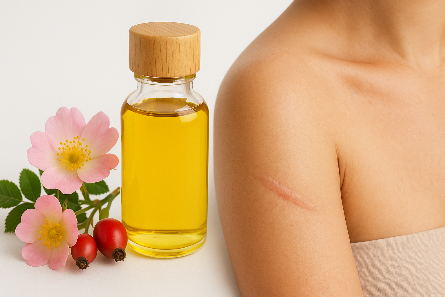 ¿Funciona el aceite de rosa mosqueta para cicatrices? Resultados tras 3 semanas de uso real